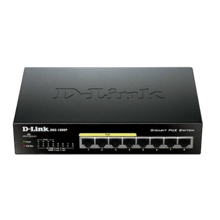 سوییچ 8 پورت POE دی-لینک D-Link DGS-1008P